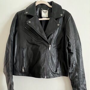 Abercrombie & Fitch Leather Moto Jacket